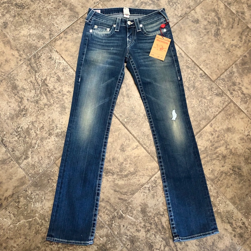 TRUE RELIGION JOHNNY STRAIGHT LEG JEANS